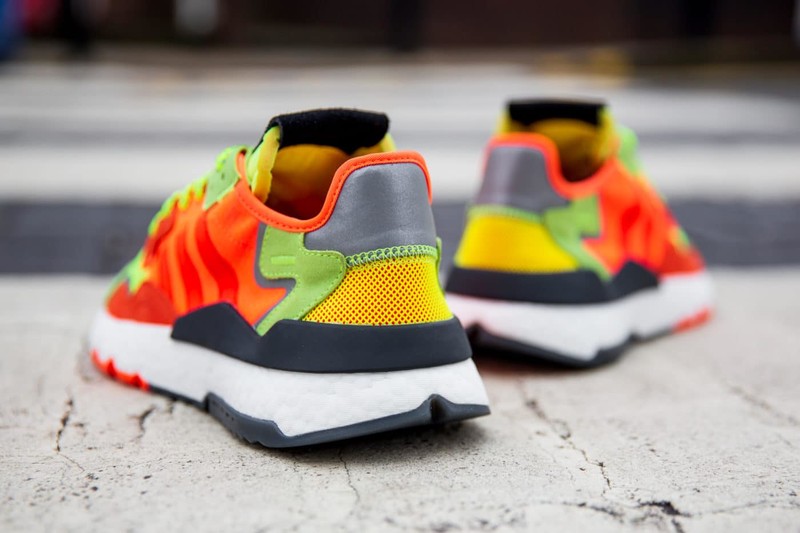 Adidas nite jogger orange hotsell